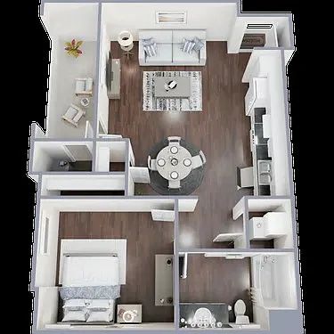Floor plan 2D- 1st Floor (115-116)