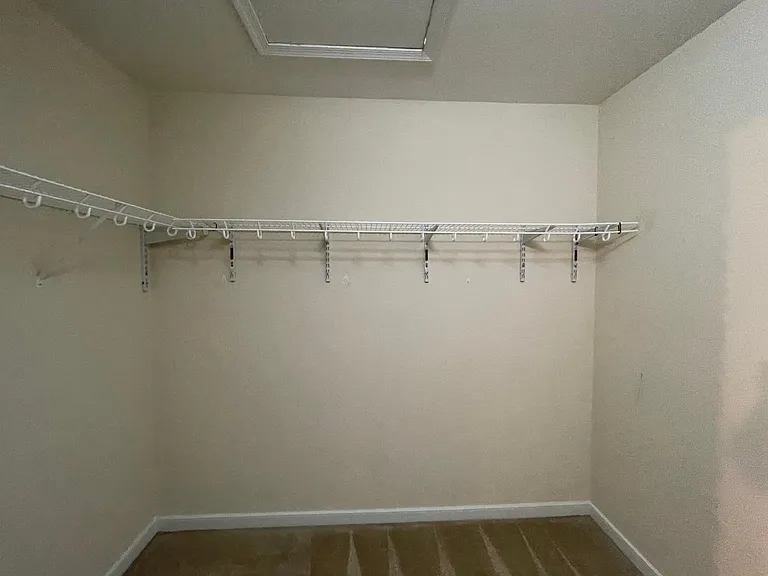 Spacious walk-in Closet