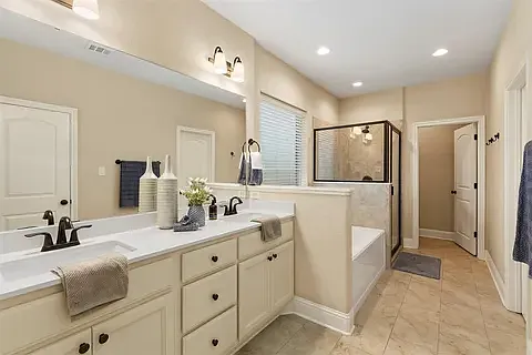 Primary Bathroom and Walk In Closet