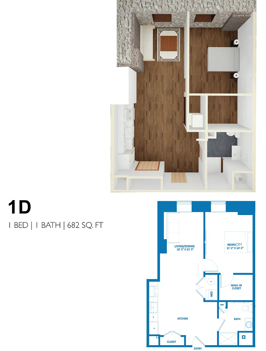 Floor plan 1D