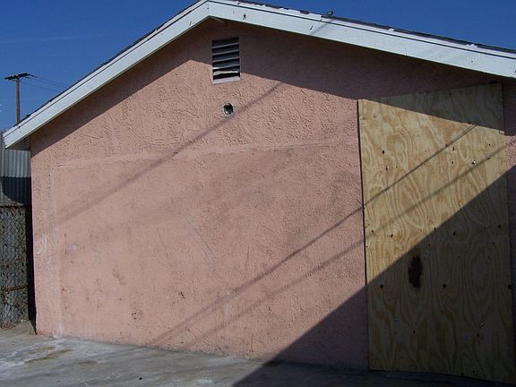 Rear of house