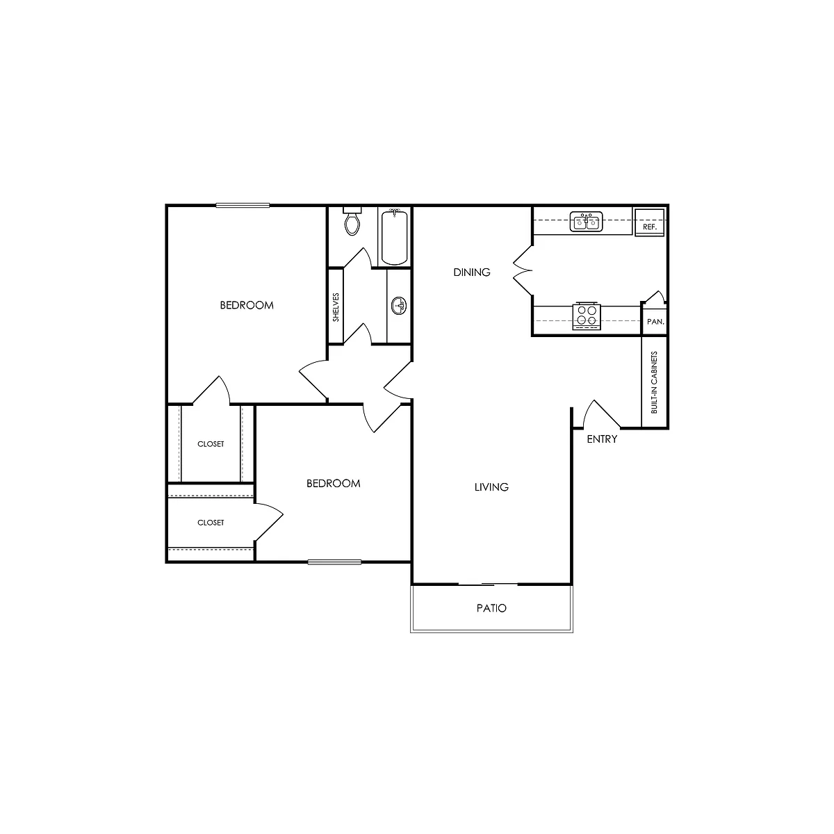 Floor plan B2 Classic