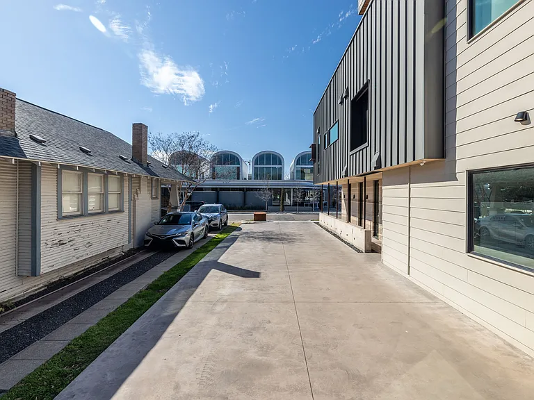 Enjoy the parking for this building, there is space for 4 regular cars, or 2 larger cars.