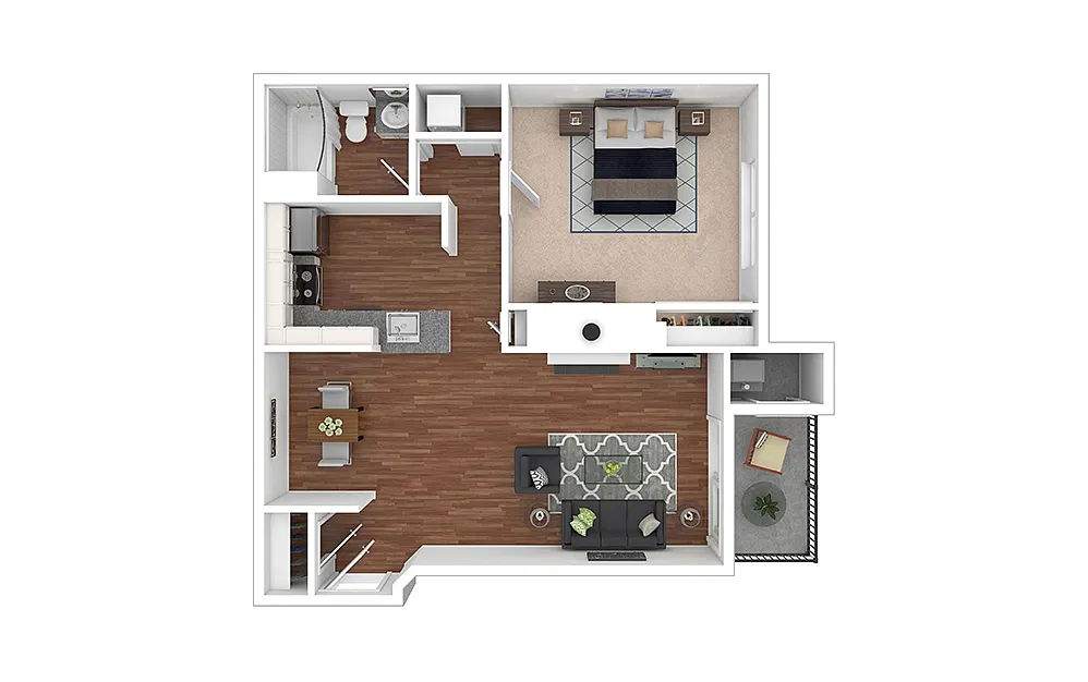 Floor plan Bristoe-Renovated