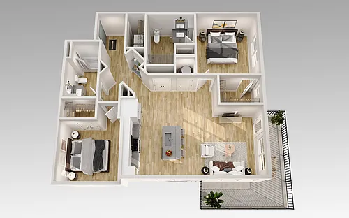 Floor plan Optima IV - HC