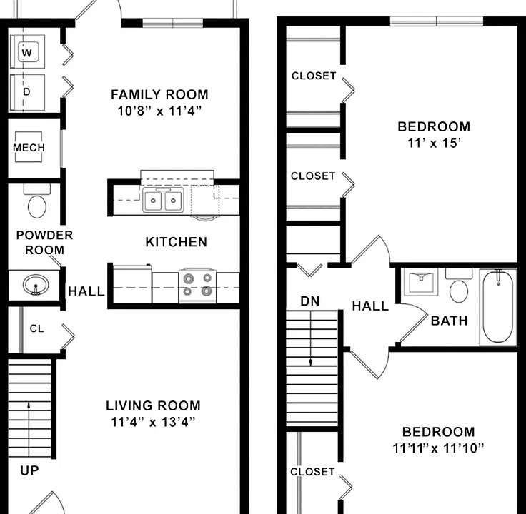 2 BR TH Layout 2 BR TH Layout