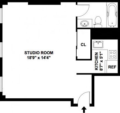 2nd image of 236 W 52nd St #2C
