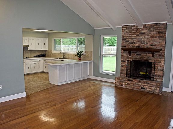 Den flows to open kitchen