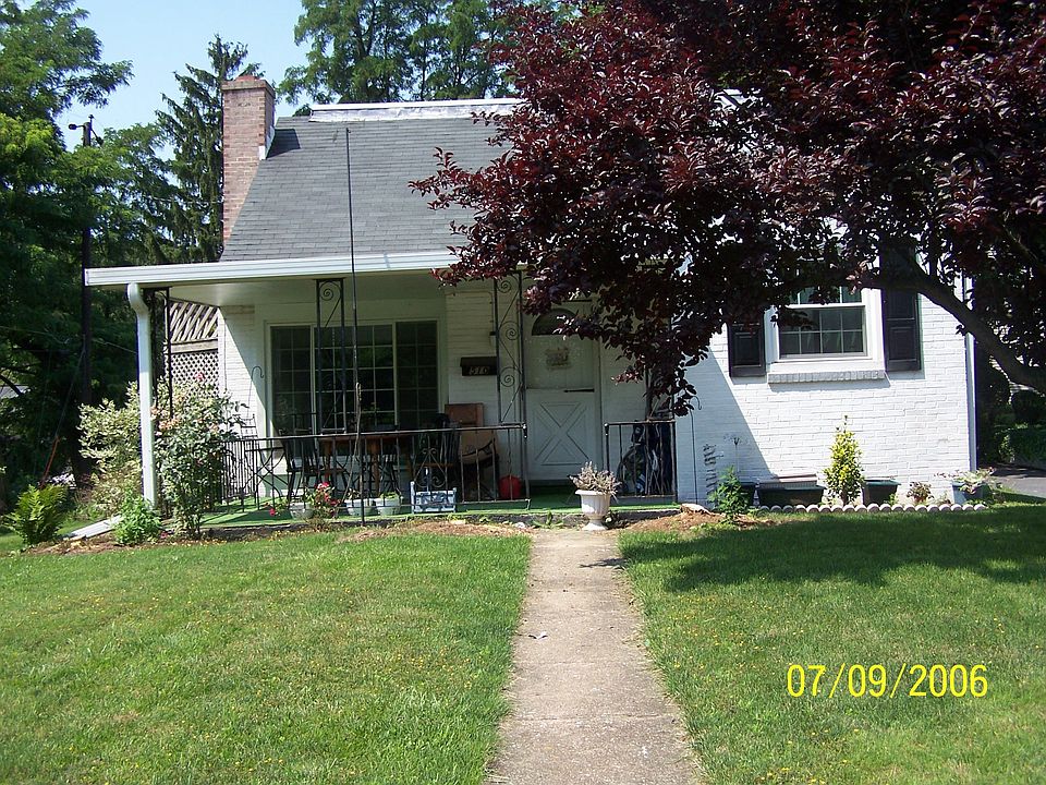 Front view from sidewalk