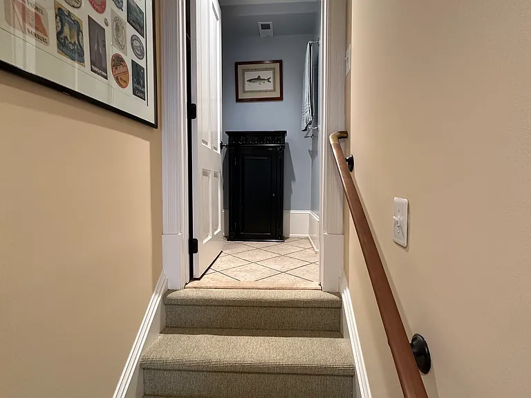 Entrance to 2nd floor bathroom.
