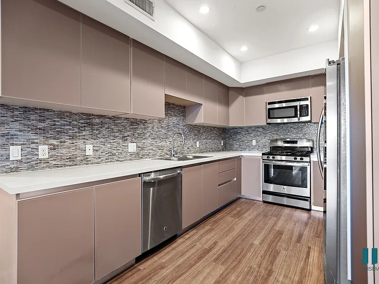 Kitchen with Stainless-Steel Energy-Efficient Appliances