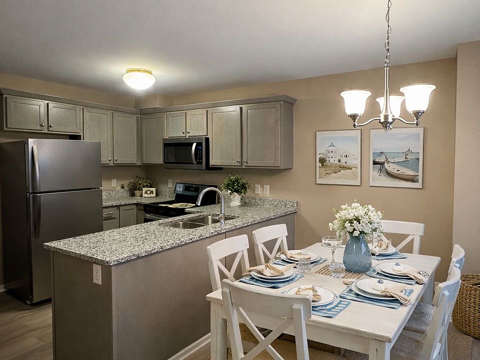 New cabinets, granite countertops, lights, and all new appliances.