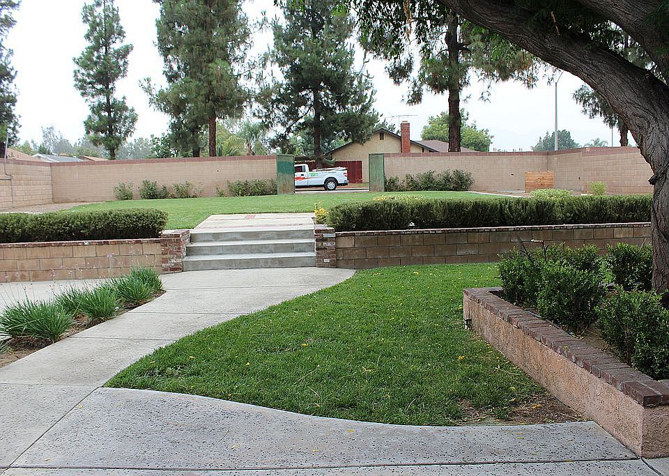 Large backyard