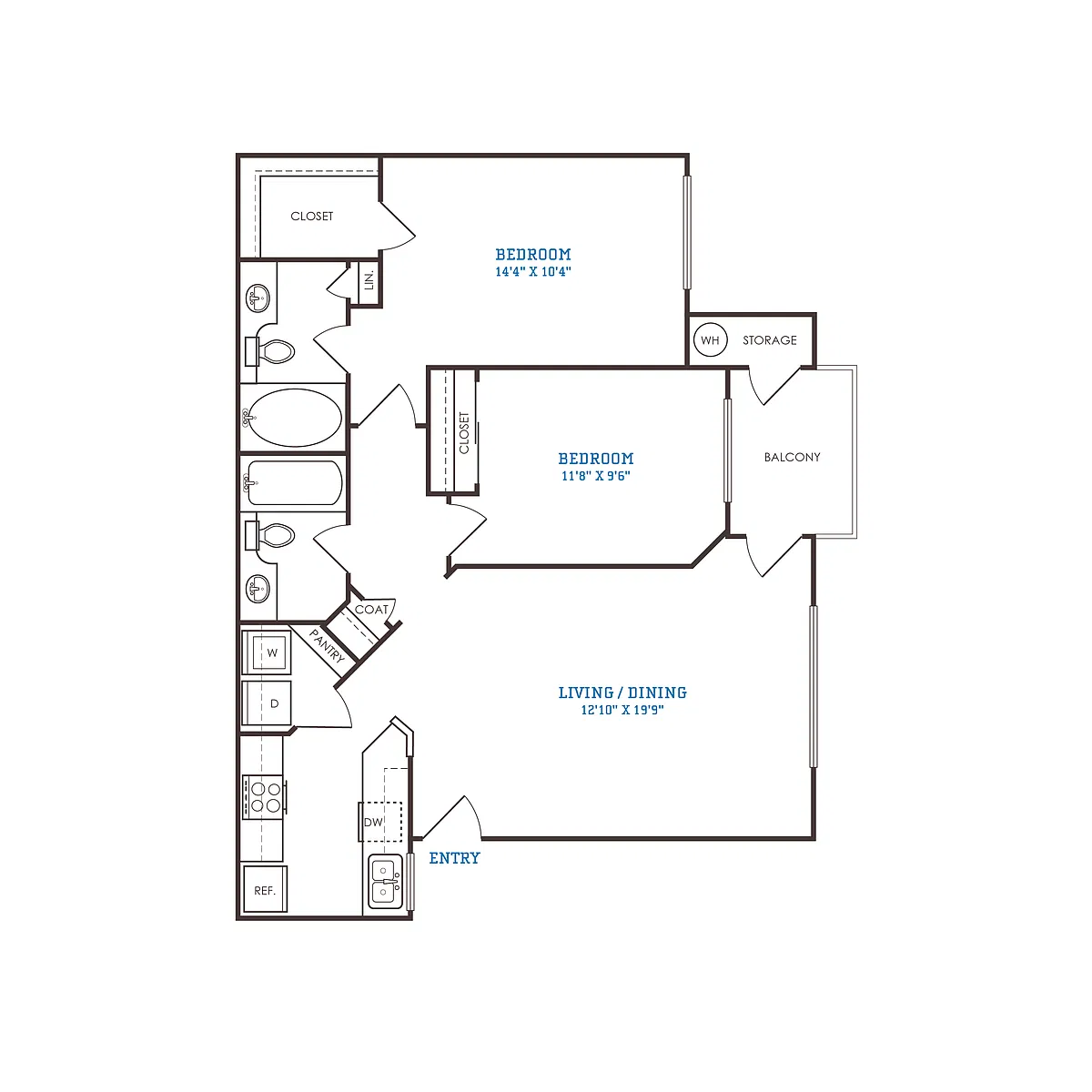 Floor plan B2 Classic