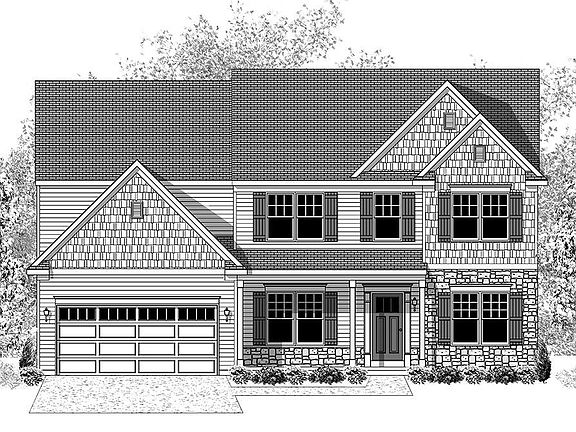 Elevation A - Optional Features Shown