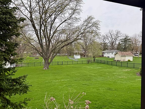 1 acre of land, the back yard is fenced in