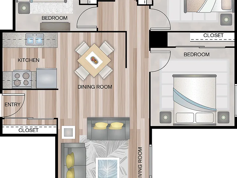 3 Bedroom 3 Bedroom