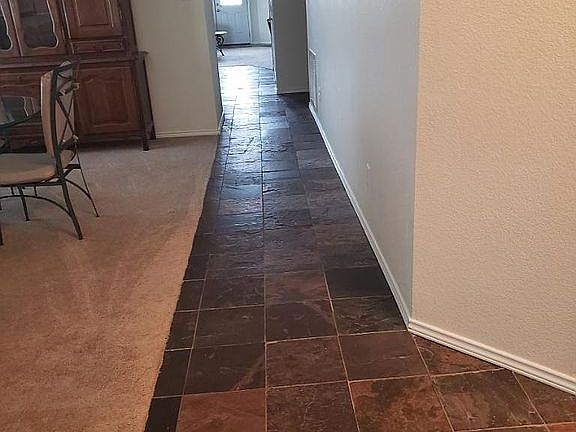 Slate flooring 