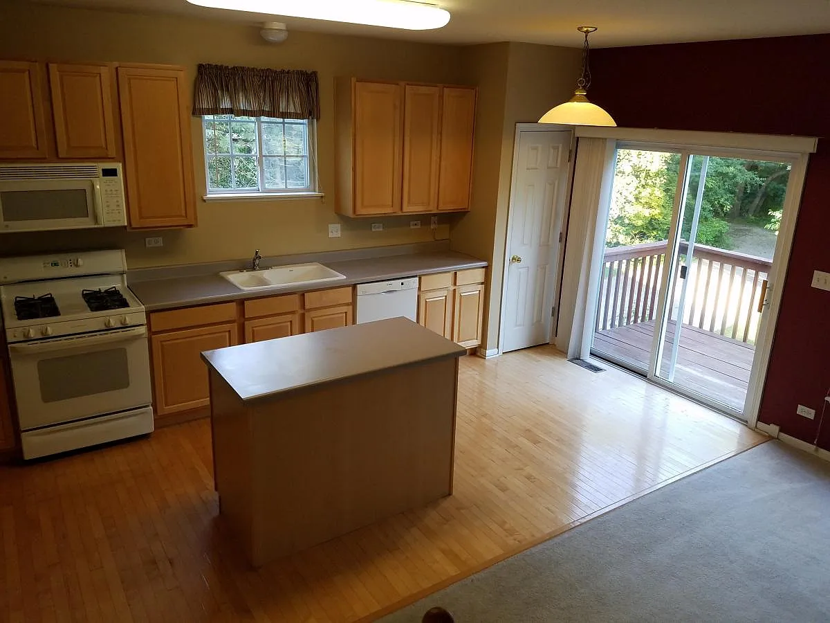Kitchen and deck - 135 Patrick Ave
