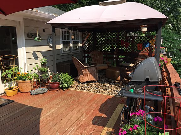 Deck off the kitchen