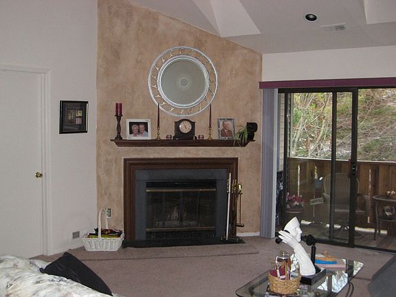 Living room and deck