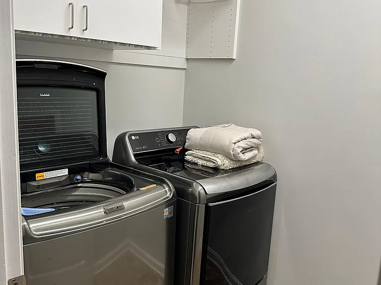 Main-level laundry room