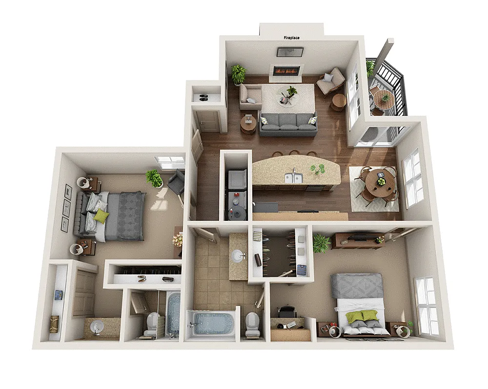 Floor plan Greenbelt