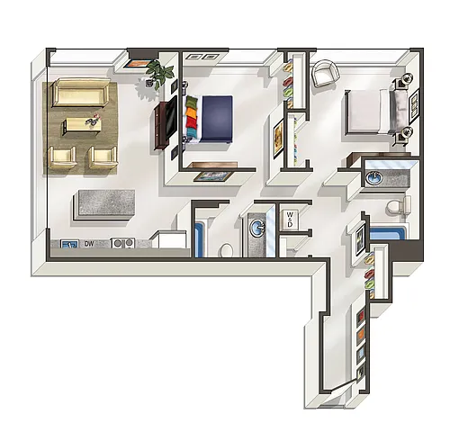 Floor plan The Tungsten