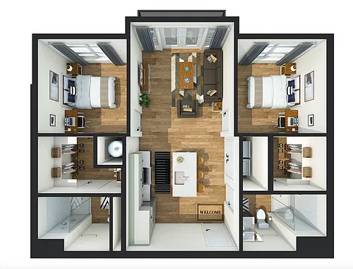 Floor plan B1