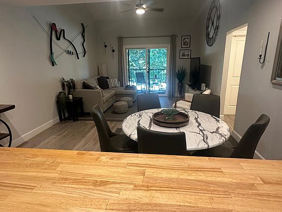 looking out from kitchen