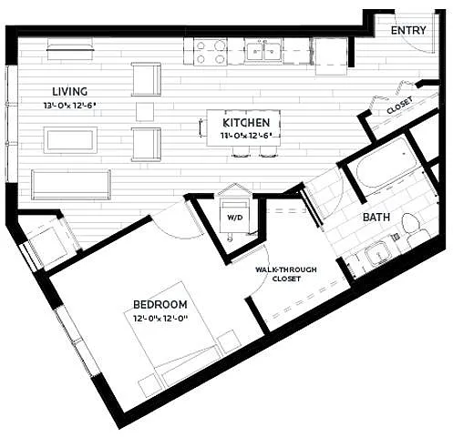 Floor plan Flats | Olive 11