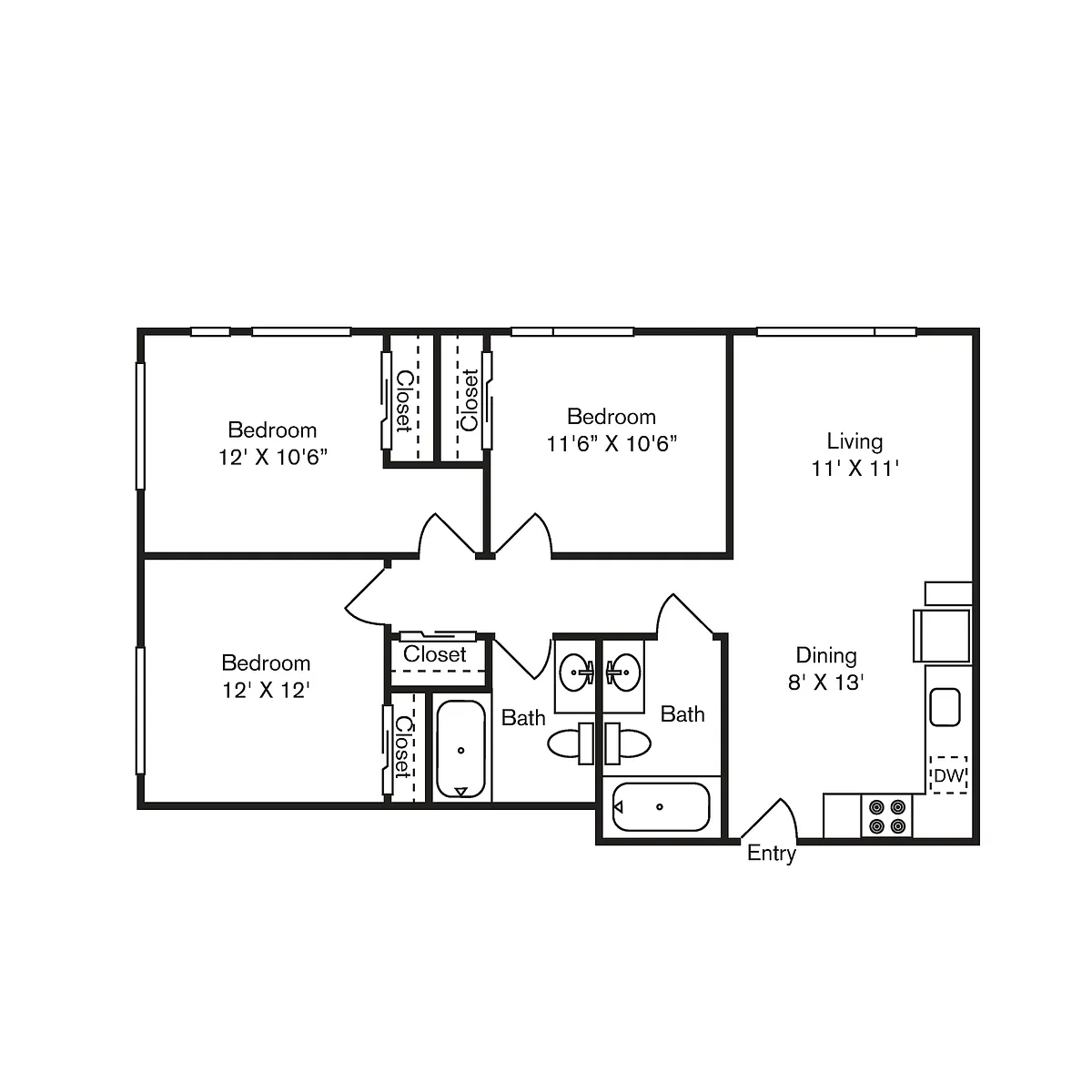 Floor plan D2 50