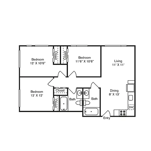 Floor plan D2 50