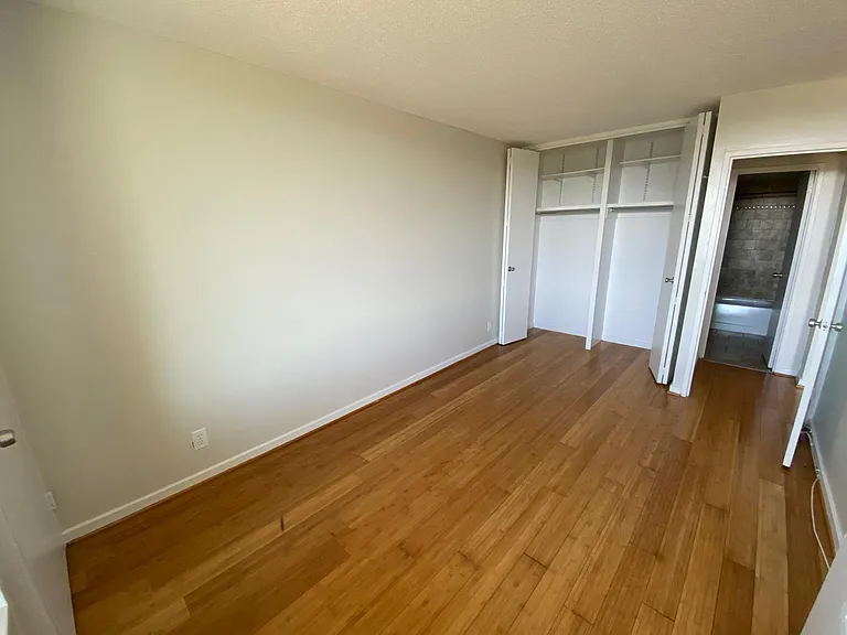 Bedroom reverse with large closets