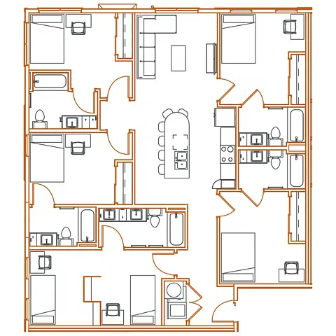 Floor plan E1