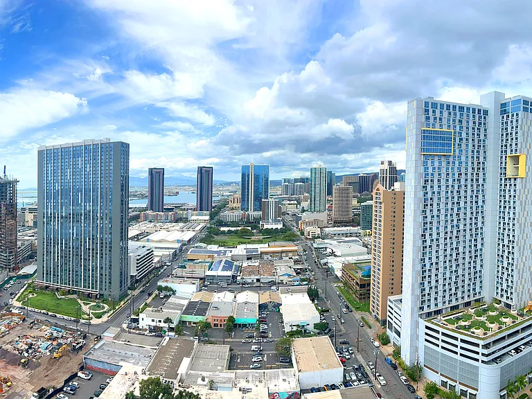 The view outside from the unit