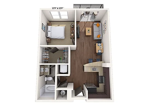 Floor plan Red 1