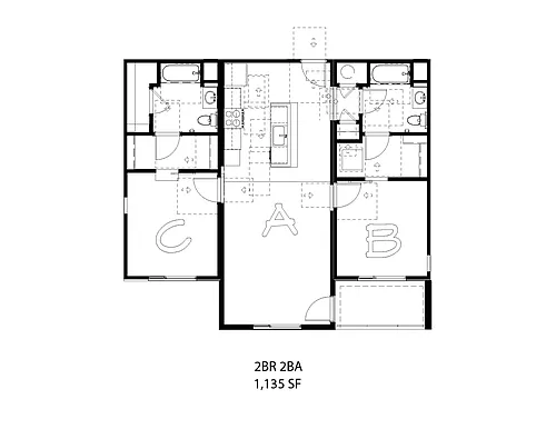 Floor plan 2 Bedroom