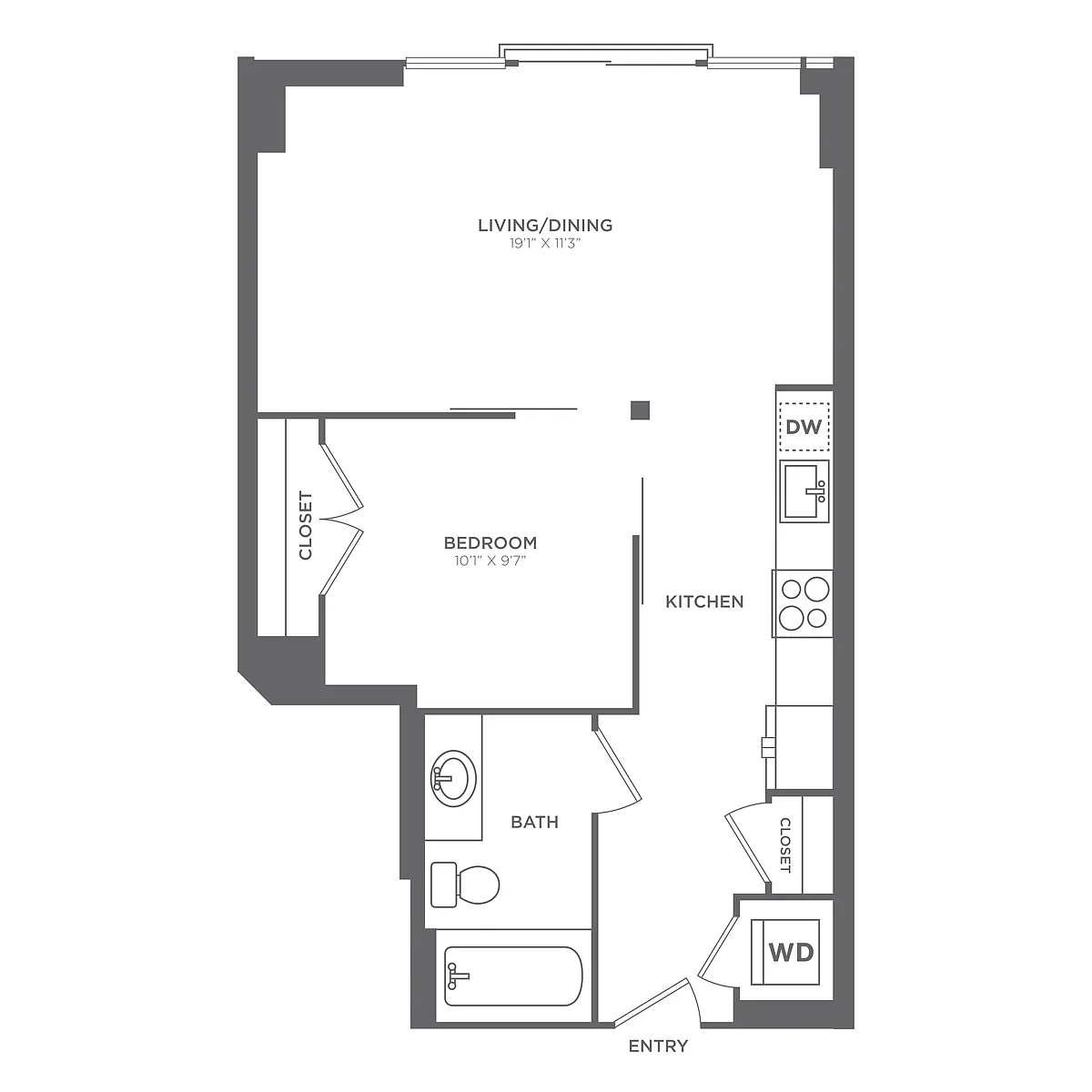 Floor plan AU4