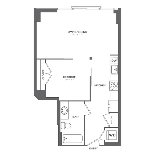Floor plan AU4