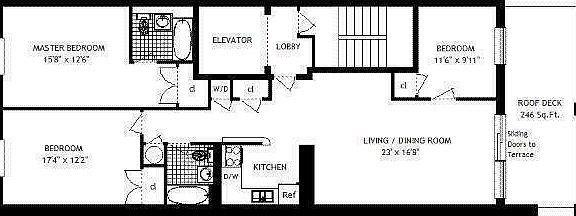 2nd image of 647-649 Washington Ave #6B