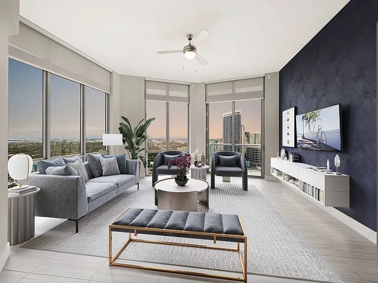 Penthouse Unit - Digitally Staged