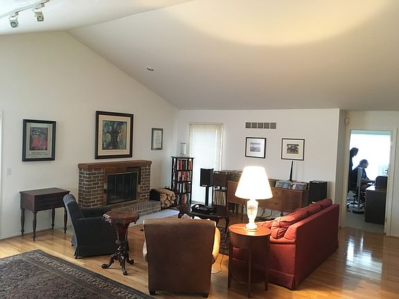 Vaulted ceiling great room
