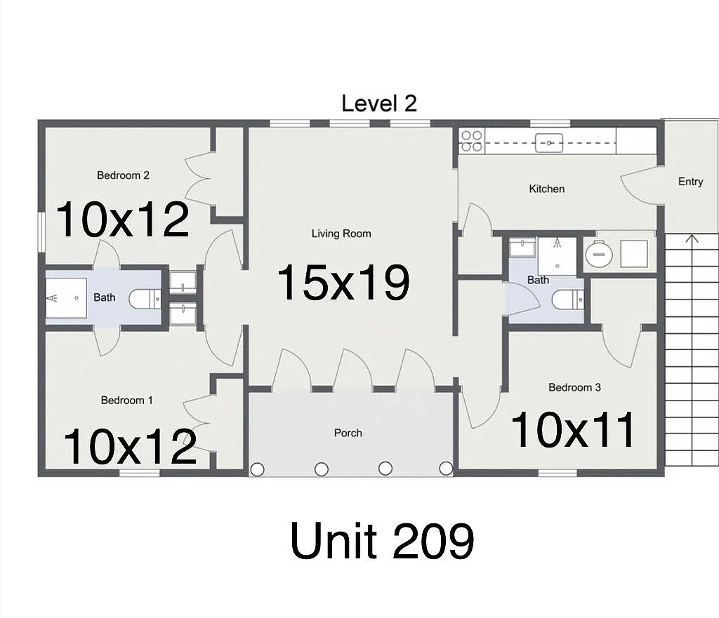 3 bed, 1250 sqft, $3,300 — Photo 4