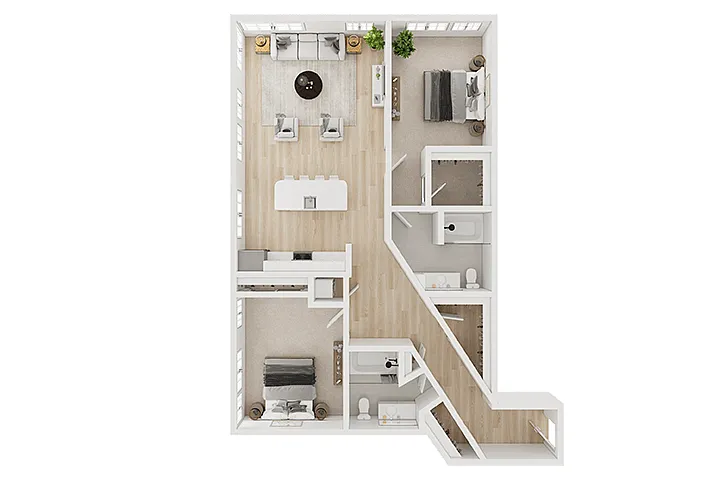 Floor plan B72