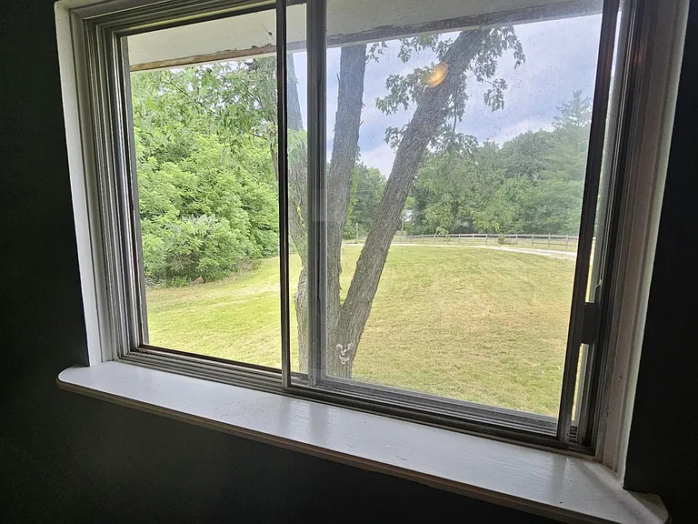 Looking out front bedroom