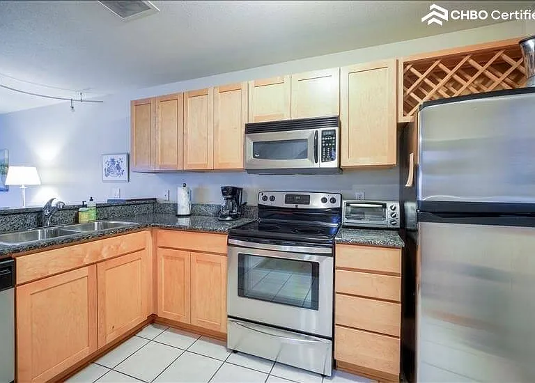 Kitchen with all the amenities