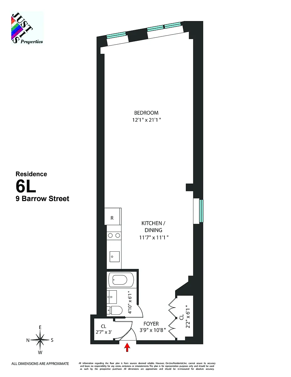 Photo 2 of 9 - 9 Barrow St #6L - Manhattan, NY Building Photo - 9 Barrow St #6L