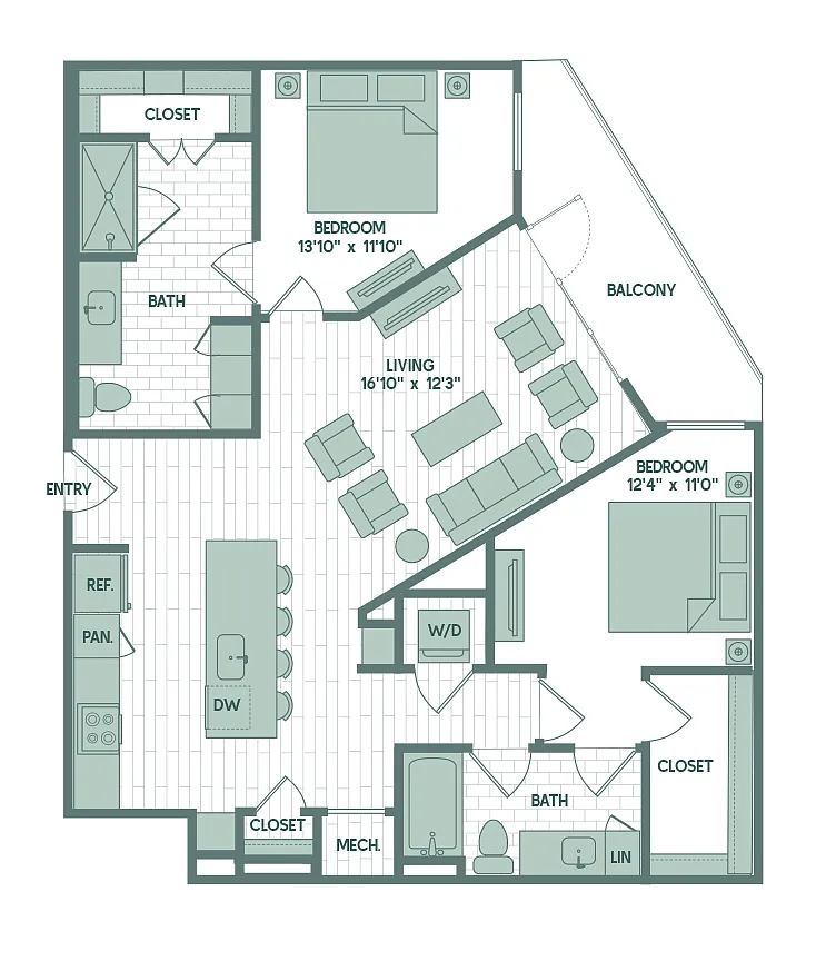Floor plan B6