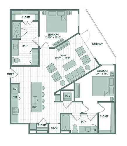 Floor plan B6